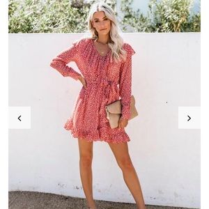 Rose Petals Ruffle Dress - Vici Dress